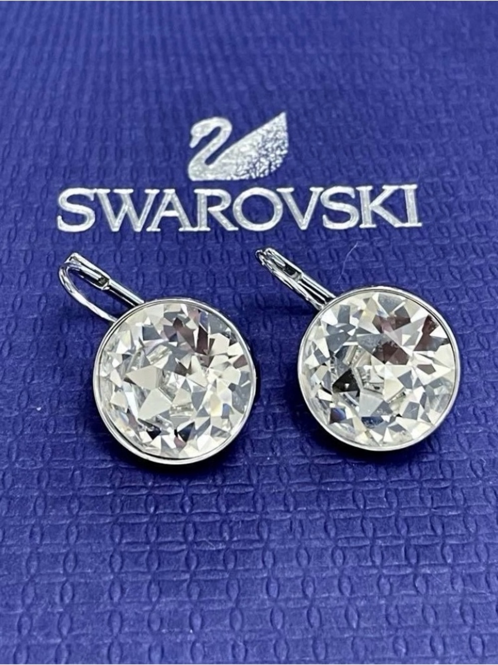 Authentic Swarovski Bella LARGE Earrings, White, 883551. BNIB. RARE. - Picture 9 of 12